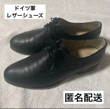 독일군 가죽 신발 레이스업 블랙 [ 익명 배송 ]