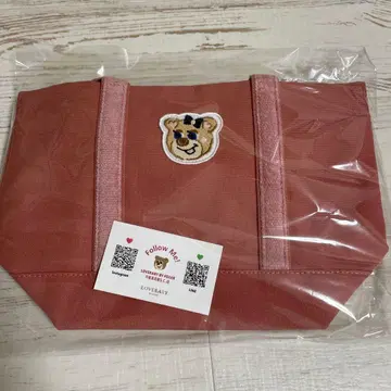 미사용 새상품 러브리바이페이러 올드 테디 토트 핑크 소