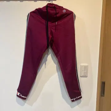Champion 조거 팬츠 M 버건디