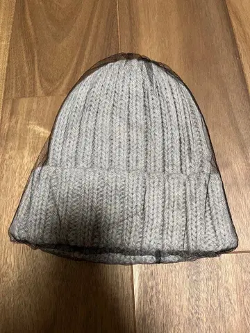 새상품급 CA4LA 카시라 튤 니트 모자 울 100% 일본제