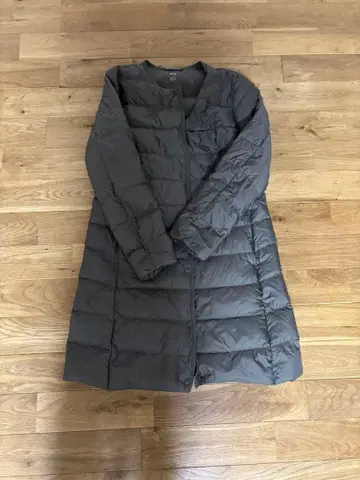 유니클로 롱 다운 자켓 M 2way