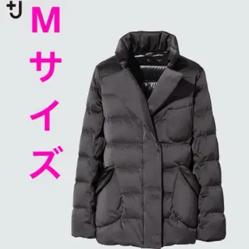 유니클로 다운 자켓 +J 질 샌더 jil sander 브라운 M