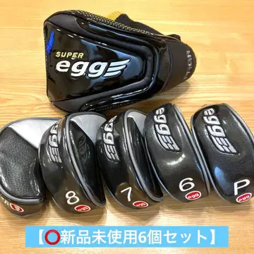 [ 미사용 새상품 ] 슈퍼 EGG ( 에그 ) 골프헤드커버 세트