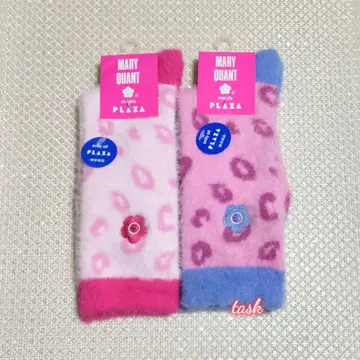 익명 배송 마리콴트 샤기삭스 양말 2족 세트 PLAZA 플라자