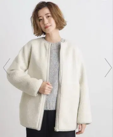 grove 리버서블 무스탕 보아 코트 M 사이즈