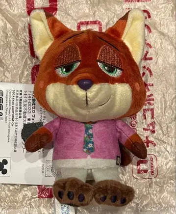 남코 주토피아2 빨간 볼 마스코트 봉제 인형 닉