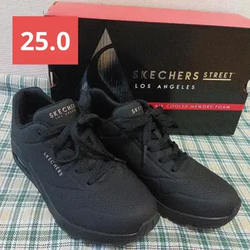 [ 새상품급 ] 스케쳐스 블랙 25cm UNO STAND ON AIR