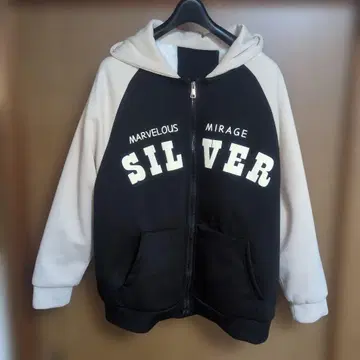 MARVELOUS MIRAGE SILVER 후드 부착 아우터