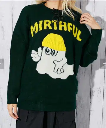 GORGE 니트 스웨터 그린