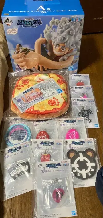 원피스 제일복권 에그헤드 A상 루피 F상 담요