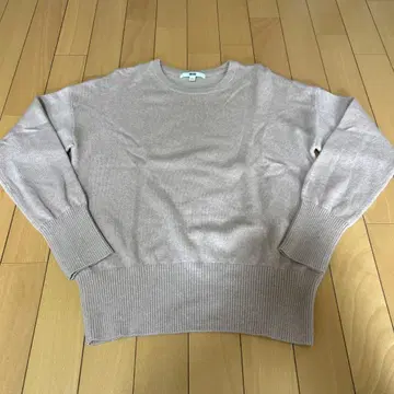 USED 유니클로 캐시미어 100% 니트 핑크 WOMAN L