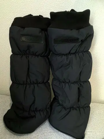 [ 택 포함 새상품 ] 준앤로페 여성용 골프 블랙 레그 워머 블랙