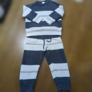 gelatopique 플리스 소재 스트라이프 룸웨어 세트