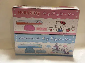 산리오 시나모롤 헬로키티 유라푸카 시소 2개 세트