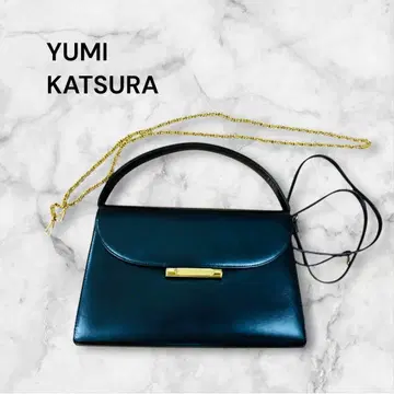 YUMI KATSURA 카츠라 유미 2way 핸드백 블랙 숄더백 관혼상제