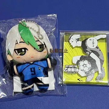 블루 록 오토야 에이타 봉제 인형 마스코트 & 시계 부품 플레이트 스탠드