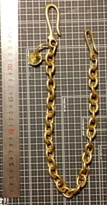 카와타코 놋쇠 브라스제 지갑 체인