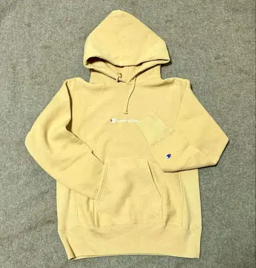 리버스 위브 후드티 챔피온 속기모 베이지