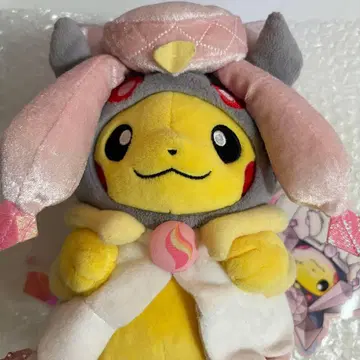 포켓몬 센터 메가 디어 판초를 입은 피카츄 봉제 인형