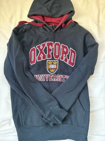 Oxford University 후드티 XS 네이비