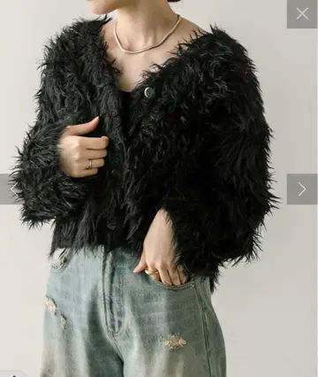 mystic 샤기 V 가디건