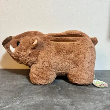 숲의 멧돼지 이야기 BIG 봉제 인형 연한 갈색