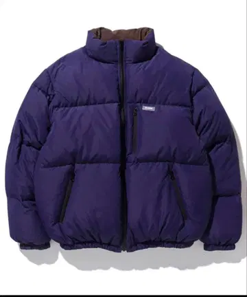 리버서블 다운 자켓 퍼플/브라운