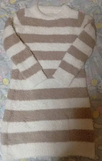 젤라또피케 10th 롱 보더 원피스 새상품급