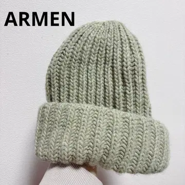 ARMEN 니트 모자 베이지