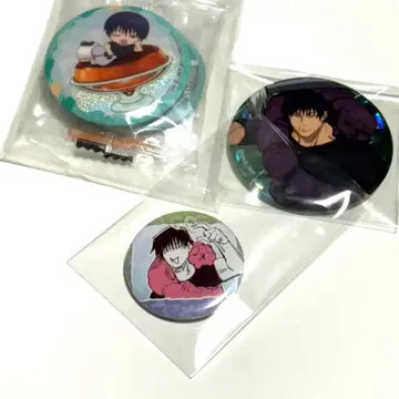 주술회전전 회옥 컬렉션 캔뱃지 푸치 toho 후시구로 진지 세트