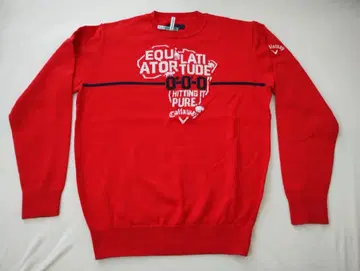 캘러웨이 골프 스웨터 레드 (사이즈 L)