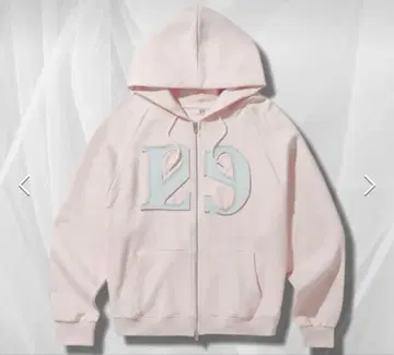 ILLIGO129 지퍼 후드티 lightpink 라이트 핑크