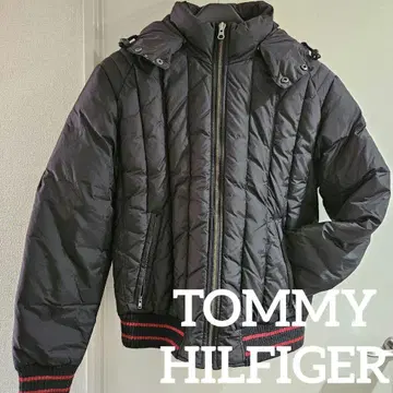 컨디션 최상 TOMMY HILFIGER/타미힐피거/다운/블랙/S