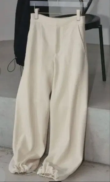 todayful 드로스트링 울 팬츠 38