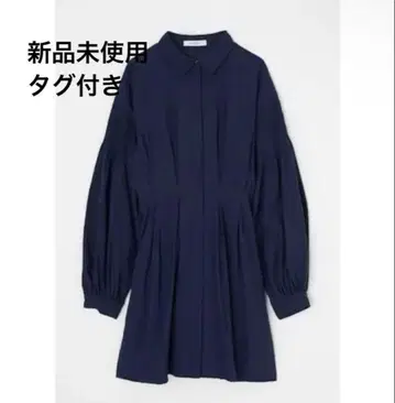 [ moussy ] VOLUME SLEEVE TUCK MINI