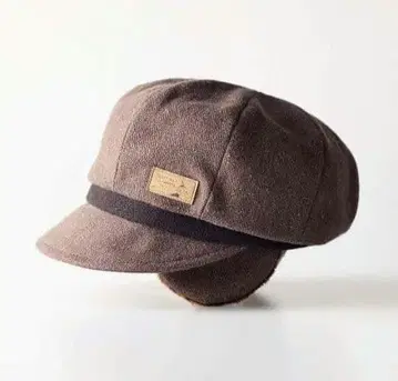 미사용 새상품 귀도리 달린 헌팅 캡 [ 무민 ] 다크 브라운