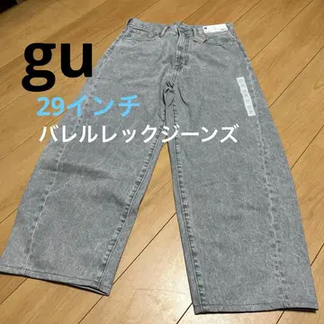 gu 배럴 렉 청바지 29인치 w73.5 s