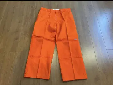 [ 레어 컬러 ] Dickies 디키즈 더블니 오렌지 36인치