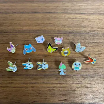 포켓몬 센터 한정판 선택 귀걸이 묶음 판매 13종류