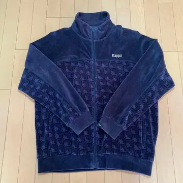 Kappa x GU 콜라보 벨로아 원단 트랙 자켓 [ S ]