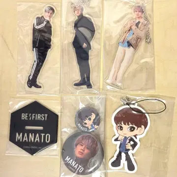 BE:FIRST MANATO 아크릴 스탠드 아크릴 키링 캔뱃지 세트
