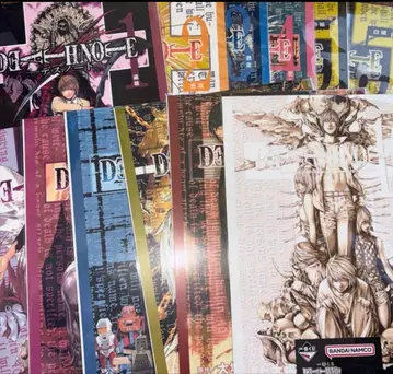 제일복권 DEATH NOTE F상 클리어 포스터 세미 컴플리트