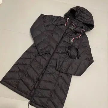 새상품급 타미힐피거 라이트 다운 롱 코트 블랙
