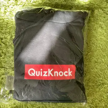 QuizKnock 블랙 후드티 S