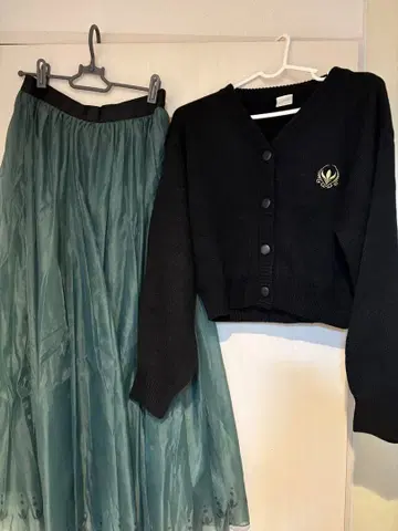 시마무라 치하루 안나 플레어 스커트 LL 가디건 M