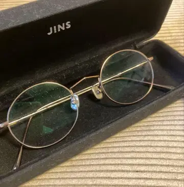 JINS 안경 브론즈 프레임