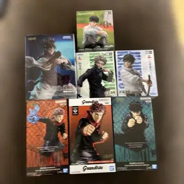 주술회전 피규어 7체 세트