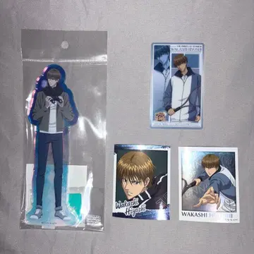 테니스의 왕자님 히요시 와카 아크릴 스탠드 스티커 클리어 카드 세트