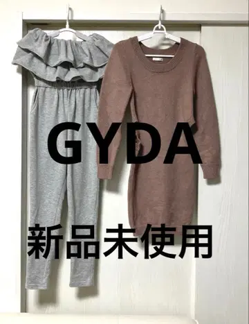 GYDA 미사용 새상품 니트 원피스와 스웨트 팬츠 2세트
