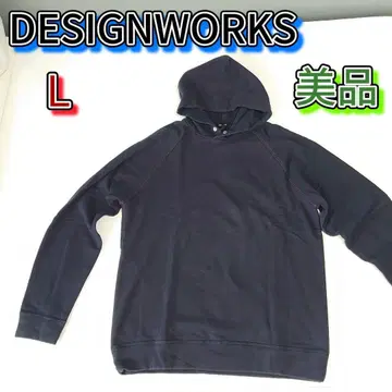 [ 새상품급 ] DESIGNWORKS 디자인웍스 네이비 후드티 L